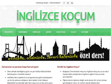 Tablet Screenshot of ingilizcekocum.com